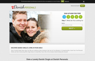 Danish Personals Homepage Image