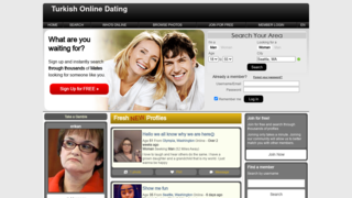 Turkish Online Dating Homepage Image